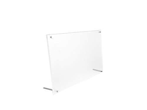B&NN Acrylic Picture Frame Floating Look，3MM + 3MM Thickness Clear Photo Frame ，Desktop Frameless Display ，Self Standing (5x7) - size: 5" x 7"