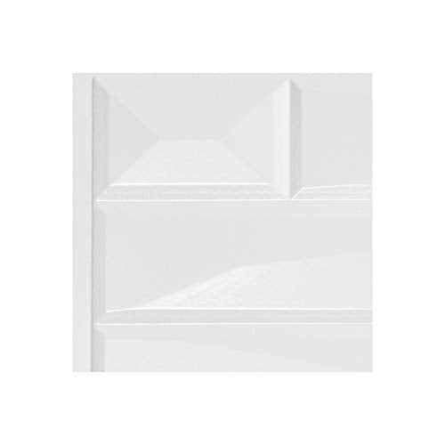 FASÄDE Vista Decorative Vinyl Backsplash Panel in Gloss White (6X6 Inch Sample) - color: Gloss White, size: 6X6 Inch Sample