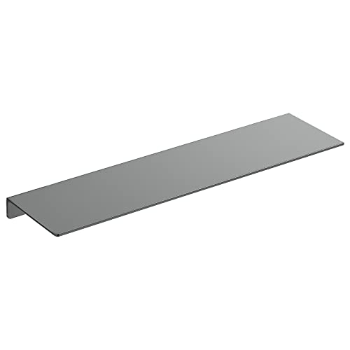 Danpoo Metal Shelf, Long Floating Shelf for Bathroom, 20" Display Shelves for Wall Storage, Grey - color: Grey, size: 20 in
