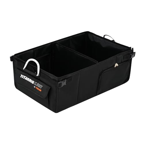 TARION Video Production Cart Accessories - Foldable Storage Box for Titanrig Cart Base - Dual Side Access & Extendable for Long Gear - Titanrig Organizer - style: Accessory - Organizer