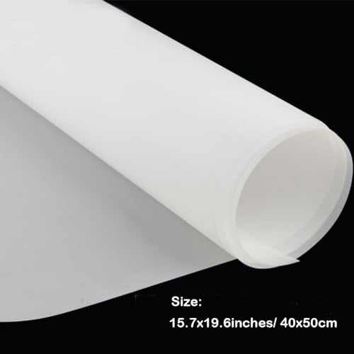 Diffusion Film Filter Sheet 6 Packs Kit 15.7x19.6inches/ 40x50cm Lighting Gel Diffuser Roll Photography Video for Led Flash Strobe Light