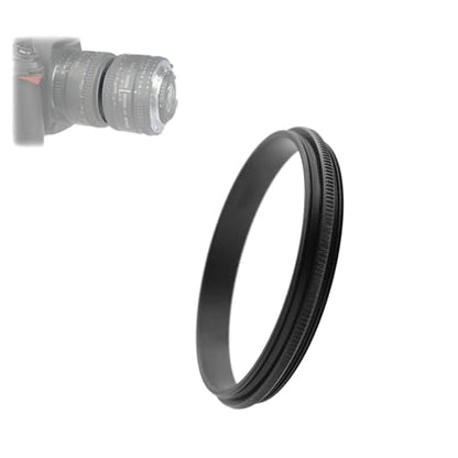 Aluminum Male to Male Lens Adapter Ring for Macro Photography 49-49mm, 49-52mm, 49-55mm, 49-58mm, 49-62mm, 49-67mm, 49-77mm, 49-82mm (49-49mm) - size: 49-49mm