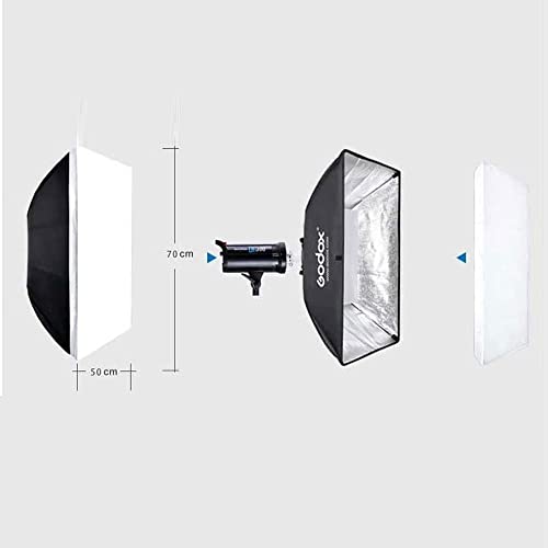 50x70 White Diffuser Front Cover 20 x 28 inches 20' x 28'inch / 50 x 70 cm Fasten with Magic Nylon Sticky Around for Portable Rectangle Umbrella Softbox Soft Box