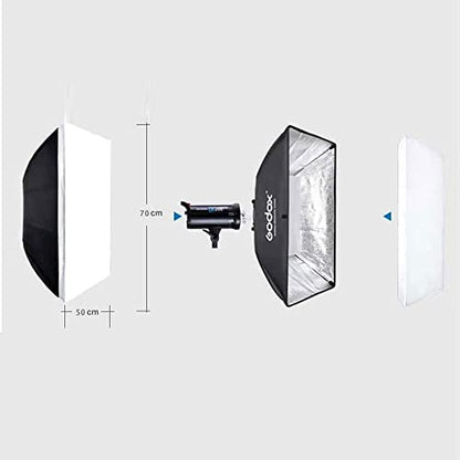 50x70 White Diffuser Front Cover 20 x 28 inches 20' x 28'inch / 50 x 70 cm Fasten with Magic Nylon Sticky Around for Portable Rectangle Umbrella Softbox Soft Box