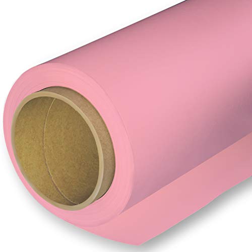 Huamei Seamless Photography Background Paper, Photo Backdrop Paper (8.9x36 Feet, #17 Carnation Pink) - color: Carnation Pink, size: 107''x36'