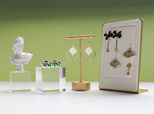 small clear display riser, Acrylic block for jewelry selling, transparent earring ring display riser for Closet Show【1.97 L x1.97 W x1.97 H inch】 - size: 1.97 L x1.97 W x1.97 H inch