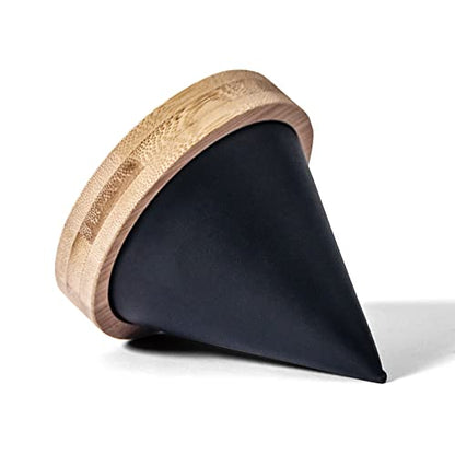 Pangkeep Bamboo Cone Bracelet Display Stand for Show Selling (Black) - color: Black