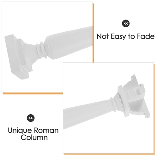 European Style Roman Column Decorative Pillar Statue, Mini Ornament for Home Desktop Decor, Wedding Photo Shoot Photography Prop - size: 24.50X7.00X5.80CM