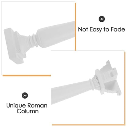 European Style Roman Column Decorative Pillar Statue, Mini Ornament for Home Desktop Decor, Wedding Photo Shoot Photography Prop - size: 24.50X7.00X5.80CM