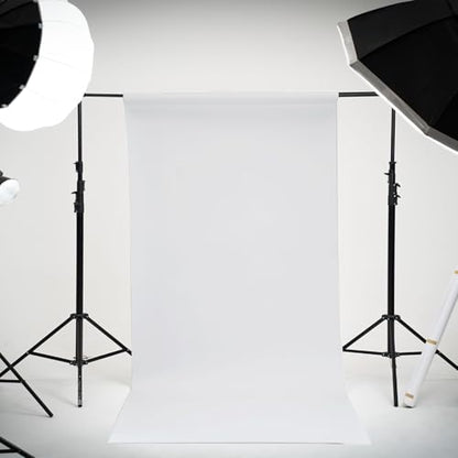 Kate Seamless Paper Backdrop for Photography Photo Backdrop Paper (53''x16.4' Arctic White) - color: Arctic White, size: 53''x16.4'
