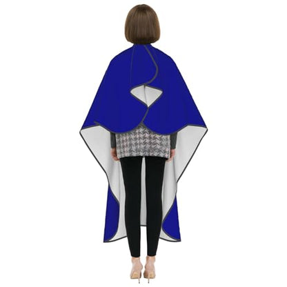 Custom Barber Cape Unisex Salon Hair Cutting Capes Add Your Image Logo Haircut Kit Personalized Stylist Tool - color: Dark Blue