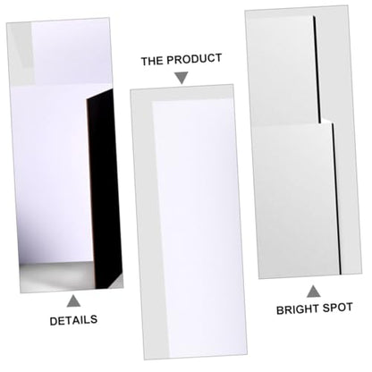 VILLCASE Folding Reflective Photography Backdrop Board Silver Black White, Thickened Collapsible Photo Reflector for Studio and Outdoor Shooting