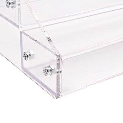 7 Tiers Layers Organizer Rack Stand Holder Large Capacity Acrylic Clear for Nails Polish Essential Oil Lipstick and Sunglasses - style: 7 Layers
