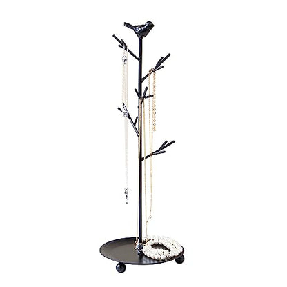 Branch Jewelry Rack Organizer for Ring Earrings Necklace Bracelet,Suitable for living rooms, bathrooms,offices,etc. - color: E Black