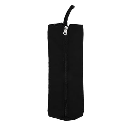 Drfeify Curling Iron Storage Bag, Heat Travel Organizer Pouch with Hanging Loop for Hair Tools Up to 571F, 30x12cm (Black) - color: Black