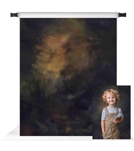 Kate 5x7ft Brown Vintage Photography Backdrop Retro Abstract Painted Background Studio Backdrops - color: Brown, size: 5x7ft