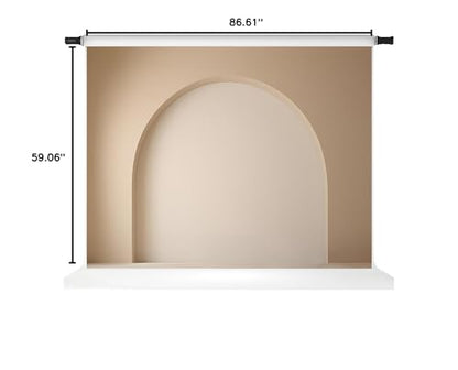 Kate Arch Backdrop for Photography Boho Photography Backdrops Bohemian Style Family Party Supplies, 7x5ft