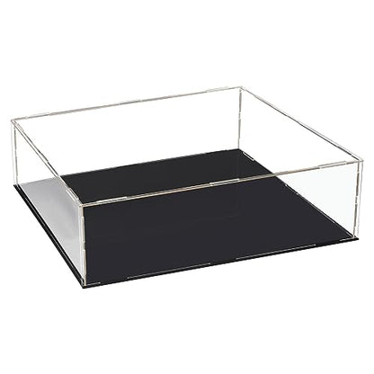 uxcell Acrylic Clear Display Case Box Dustproof Protection Showcase Cube Collectibles Show Box 11.8x9.8x3.9inch - size: 11.8x9.8x3.9 inch