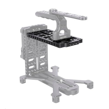 NICEYRIG Universal Cheese Plate Cinema Camera Mounting Cheeseplate Applicable for Sony FX3/FX30, BMPCC 6K Pro, URSA Mini, DSLR Cage Rig [Version 3] - 578