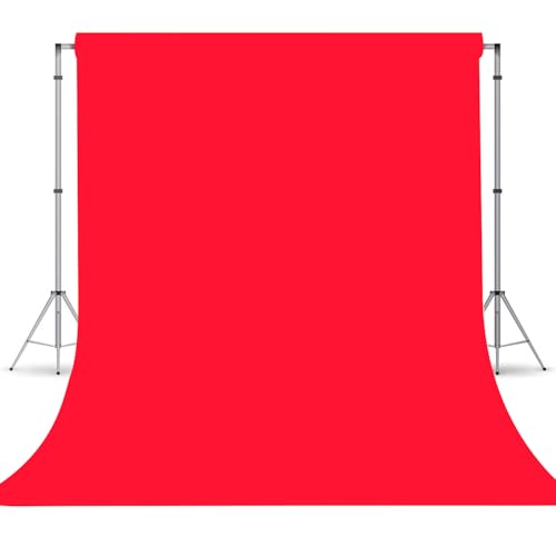 Red Photography Backdrop for Photoshoot, Photo Backdrop Curtain, Red Backdrops for Party Portrait Photoshoots Video Studio 6FTx9FT - color: Red, size: 6x9 FT