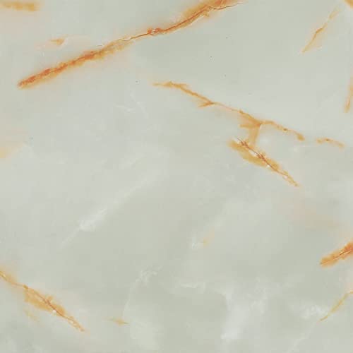 VEELIKE Peel and Stick Floor Tile 12''x12'' Vinyl Flooring Cracked Gold Marble Stick on Floor Tiles Waterproof Self Adhesive Vinyl Sheet Flooring Removable for Bathroom Kitchen Bedroom 12 Pack - color: Gold, size: 12''x12''