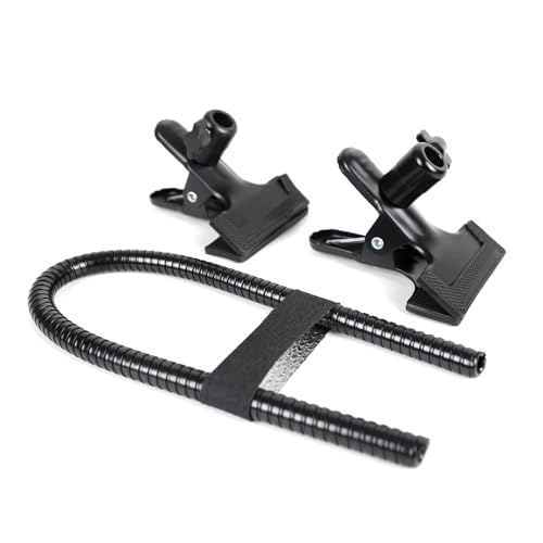 Photo Studio Lighting Light Stand Clamps Background Clip Gooseneck Tube Small Size Reflector Holder - color: C5060