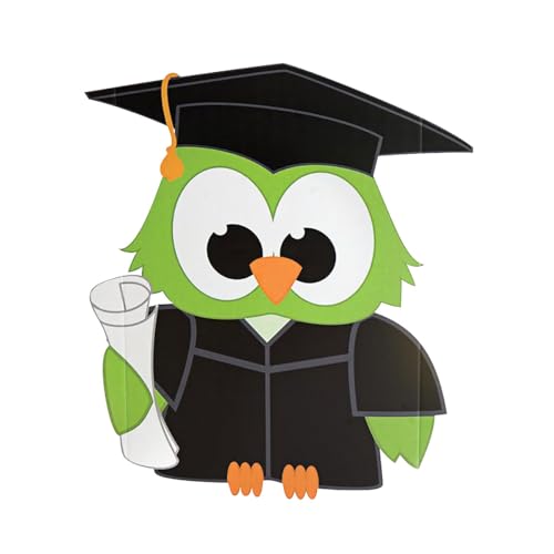 Graduation Owl Standups Kit, Set of 3, Graduation Decorations, KGD16F-M - color: Graduation Owls Prop Kit