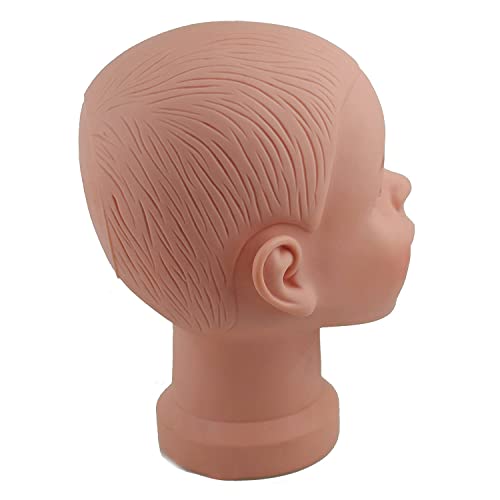 Voloria Small Baby Girl Children Mannequin Manikin Head for Wig Hats Display Show Stand Model Mannequins 1piece - size: Small