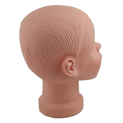 Voloria Small Baby Girl Children Mannequin Manikin Head for Wig Hats Display Show Stand Model Mannequins 1piece - size: Small