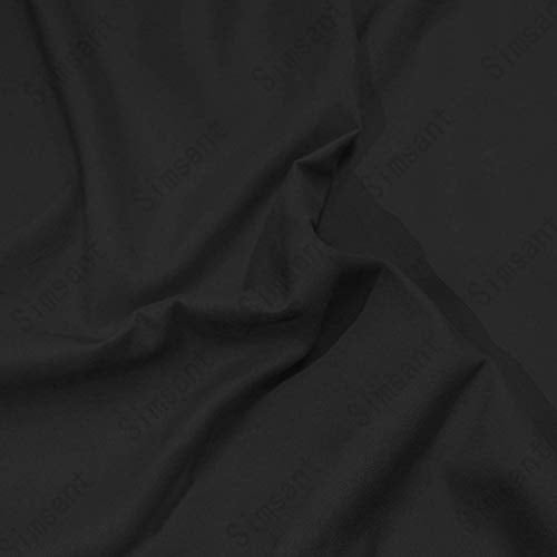 6x9ft Black Screen Background Party Backdrop Screen for Video Photography Television Background Only Back Drops High Density Polyester Fabric Cloth Pure Black Backdrop Curtain Screen Streaming Live - color: Black, size: 6 x 9 ft