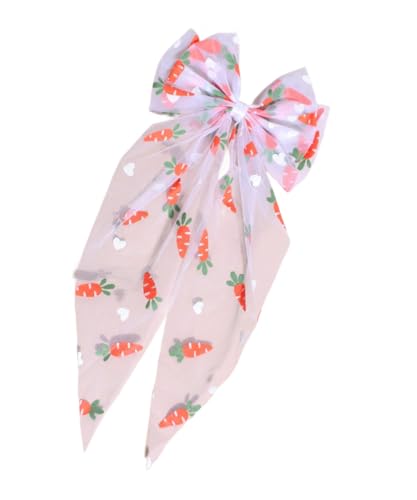 Easter Carrot Hair Clips Baby Girls Rabbit Carrot Hair Pin Easter Bunny Carrot Clips JHE54 (D3-Bow) - color: D3-Bow