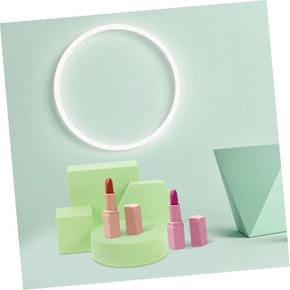 1 Set Small Geometric Photography Props Set Versatile Display Stand for Product Photography Jewelry Cosmetics Creative Backdrop Boards for Unique Arrangements - color: Green
