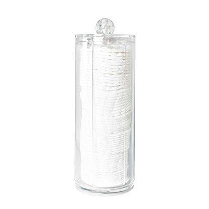 Super Z Outlet Cosmetic Cotton Pad Rounds Holder Makeup Removers Clear Acrylic Organizer Storage Display Rack