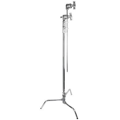 Kupo 40" C-Stand Overhead Shooting Kit 2, Professional Overhead Rig with Turtle Base for Photography and Video Flat Lay Food and Product Shooting with Heavy-Duty Studio Grip Components (KS744212) - color: Silver, size: Overhead Shooting Kit 3