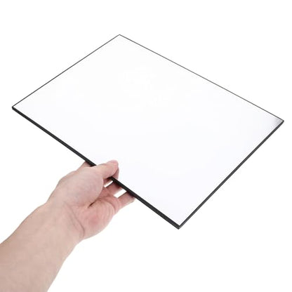 ULTECHNOVO 2pcs Photography Reflector Board Set Foldable Black and White Silver Reflectors for Camera Lighting Portable Photo Accessories for Studio and Outdoor Shooting