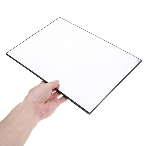 Toddmomy Folding Photography Light Reflector Cardboard 2pcs A3 A4 Black White Silver Reflector Boards for Studio and Outdoor Photo Lighting
