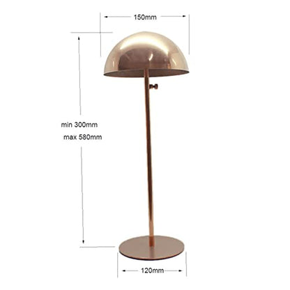 Hat Racks Stainless Steel Hat Display Stand Golden Mirror Hat Stand, Hat Holder Hat Shoot Props