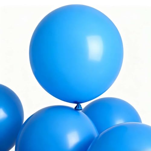 30 Pack Blue Balloons 36 Inch Blue Latex Large Balloons for Party Decorations and Events - color: Blue, size: 36 inch