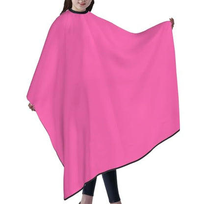 Custom Barber Cape Unisex Salon Hair Cutting Capes Add Your Image Logo Haircut Kit Personalized Stylist Tool - color: Hot Pink