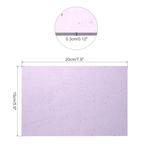 MECCANIXITY Stained Glass Sheet Mosaic Tile 7.9 Inch x 5.9 Inch Purple Stained Glass Sheets for Crafts DIY, Art Project - color: Purple