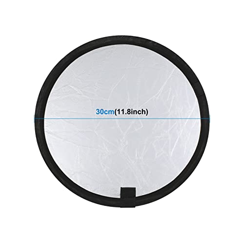 11.8"/30cm 2 in 1 Silver/Gold Folding Photo Studio Reflector Board