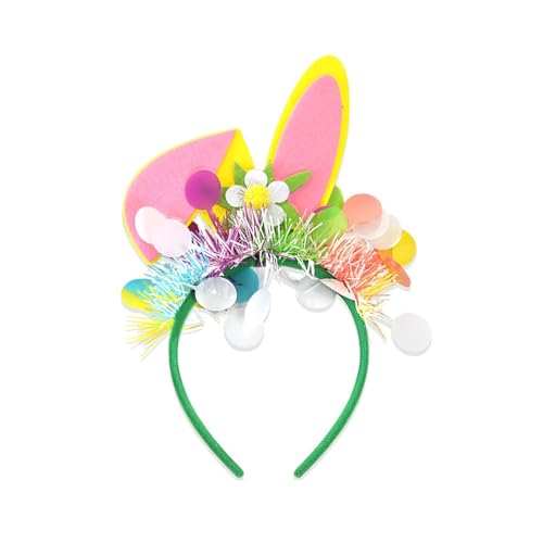 Easters Celebration Headbands Stylish Bunnies Ears Hair Hoop Elastic Headbands Easters Outfit Accessory