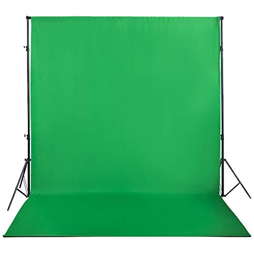Green Screen Backdrop 5x7ft Photo Backdrop Chromakey Muslin Portrait Green Backdrop for PS Keying/Video Creation/Studio Portrait Shoots - color: Green, size: 5x7ft