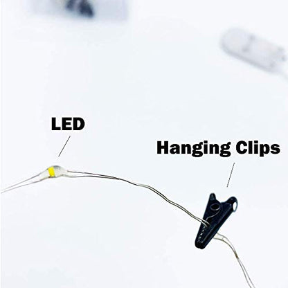 Beard Lights, 18pcs LED Colorful Christmas Clip On Facial Hair Lights for Men in The Holiday Spirit, Great Gift (Multi-Color Beard Light)