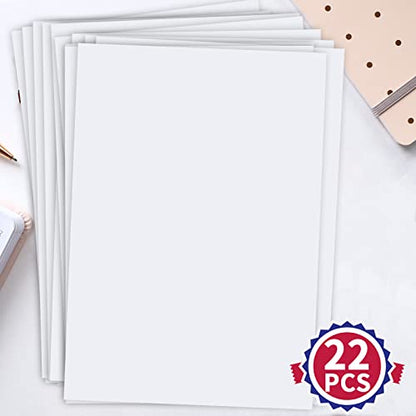 Birllaid 22 Sheets Clear Double Sided Adhesive Tape Sheets for Craft,Sticky Tumbler Tape Wide Large Double Sided Tape Sheets for DIY Art,Craft,Home Decorative Tape