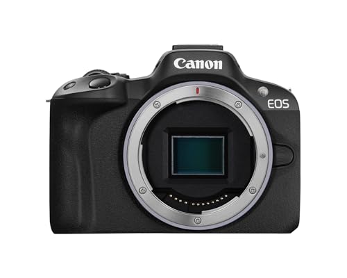 Canon EOS R50 Vlogging Creator Kit, Hybrid Mirrorless Camera with RF-S10-18mm F4.5-6.3 IS STM Lens and Tripod Grip, Wide-angle Lens, 24.2 MP CMOS (APS-C) Sensor, Vlogging Camera, Black - color: Black, style: EOS R50 Video Creator Kit