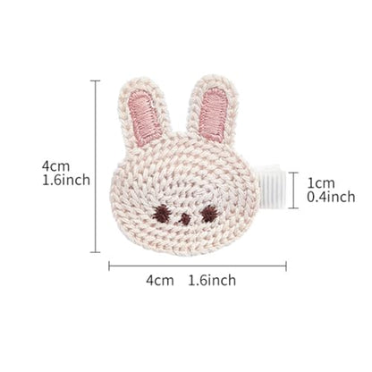 Baby Girls Carrot Hair Clips Pin Easter Bunny HairClips Carrot Hair Barrettes Pin JHE27 (Set E) - color: Set E
