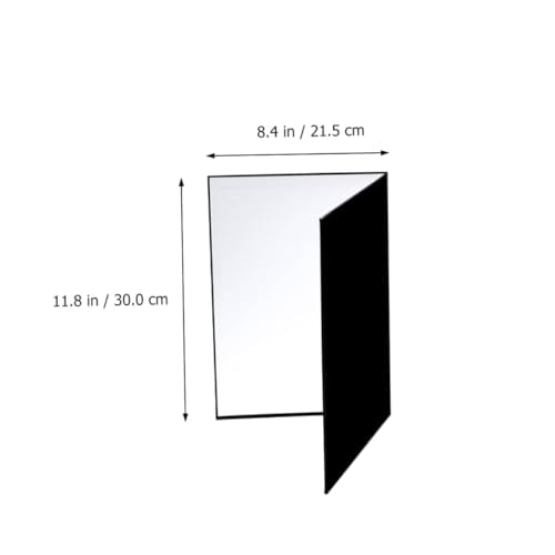 DOITOOL 2pcs A4 Foldable Photography Reflective Board Cardboard, Light Reflectors for Photography and Food Still Life, Portable Photo Reflector Accessories for Studio Photoshoot