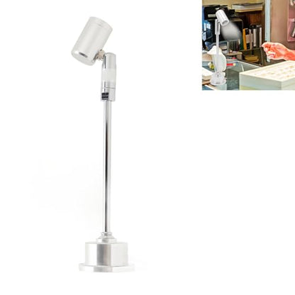ciciglow Mini LED Spotlight, LED Jewelry Showcase Spotlight USB 5V Cabinet Lamp Adjustable Indoor Picture Lights Art Lights (White Light)