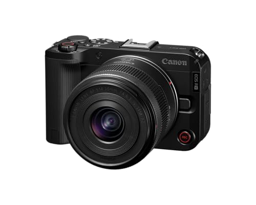Canon EOS R50 V with RF-S14-30mm F4-6.3 is STM PTZ Lens (Renewed) - style: Camera w/ Lens